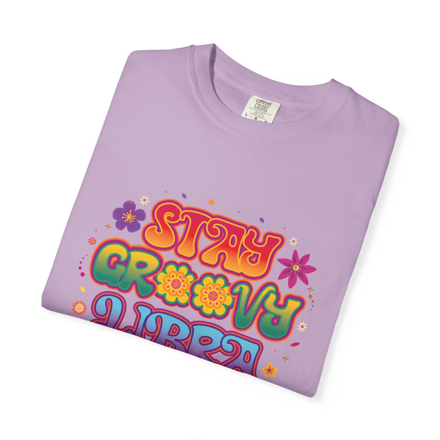Stay Groovy Libra – Retro Colorful Tee Zodiac Shirt