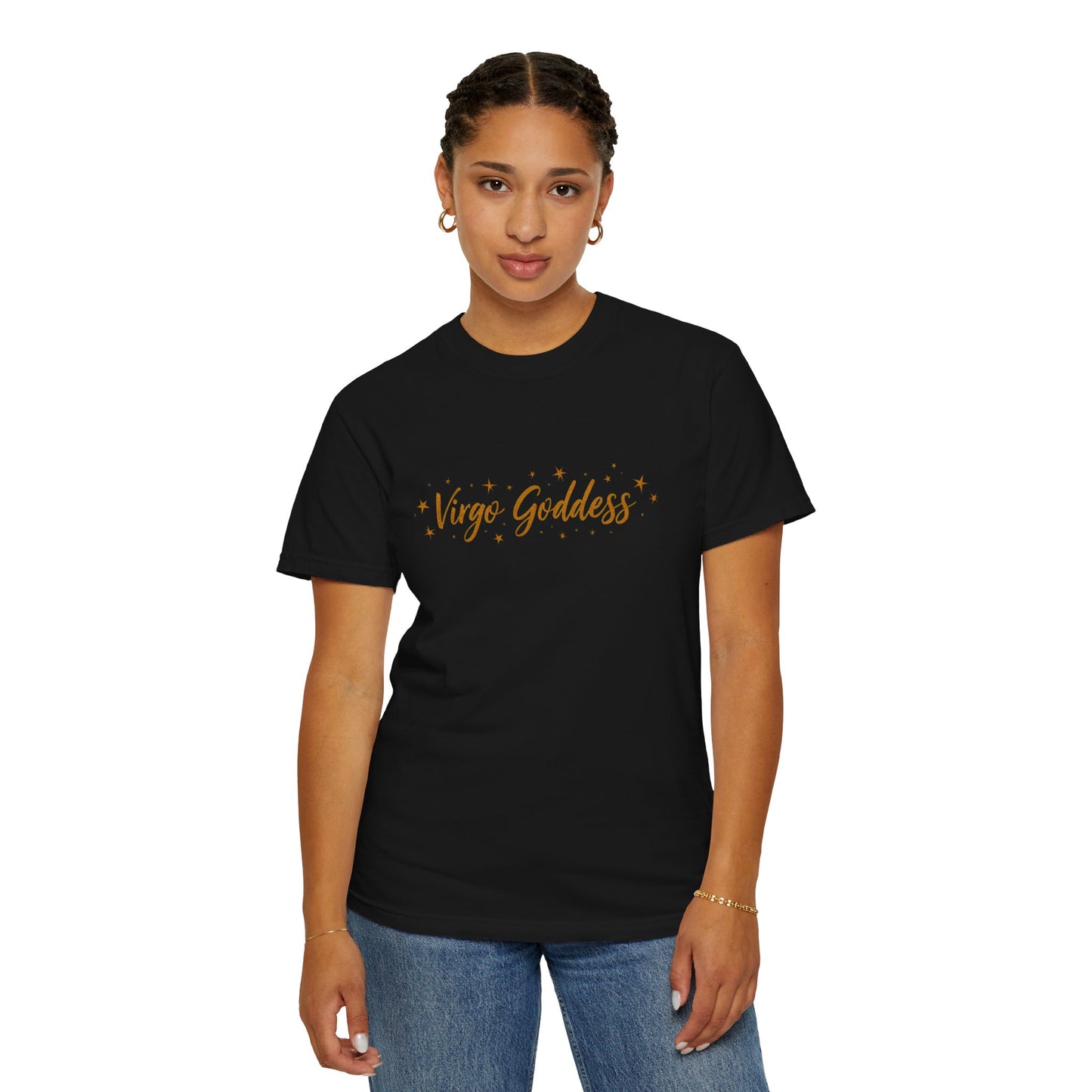 Virgo Goddess – Shimmery Witchy Zodiac Tee