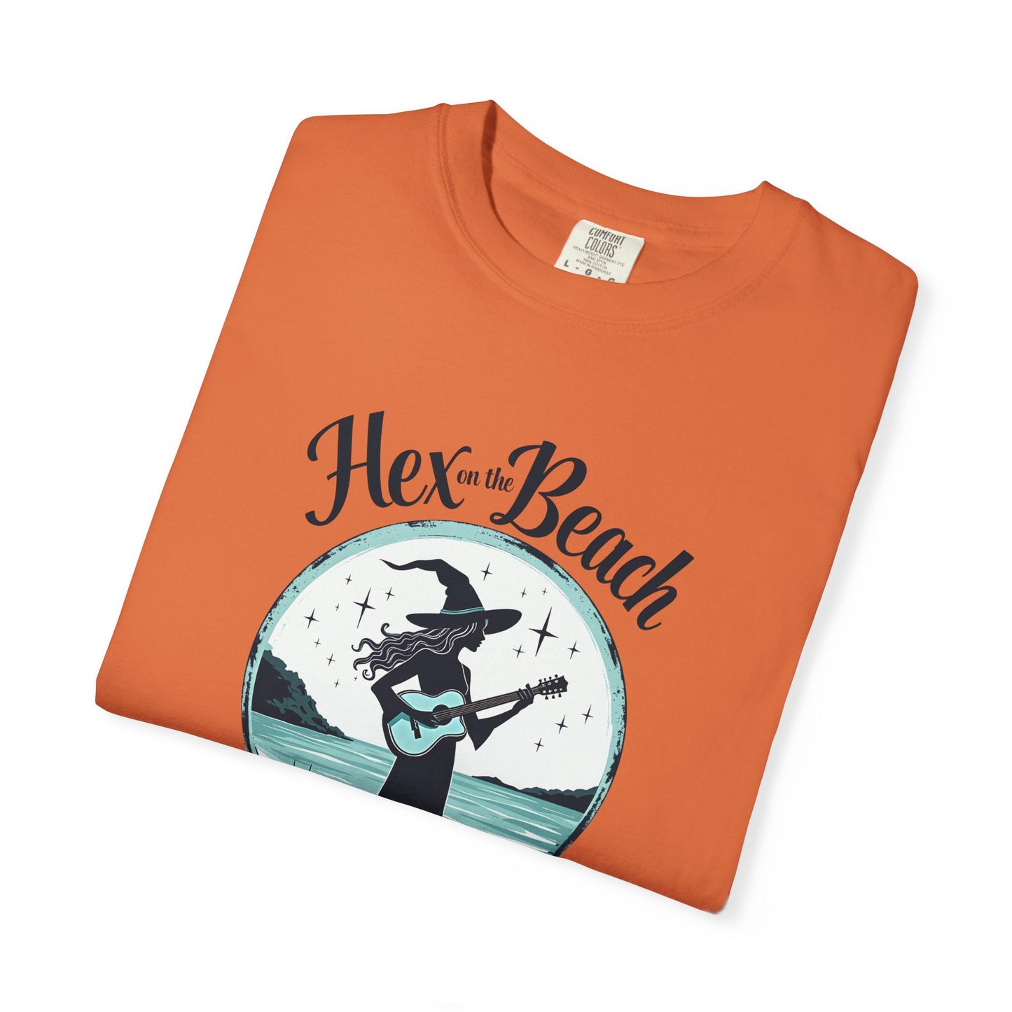 Hex on the Beach - Funny Witch Guitar Tee