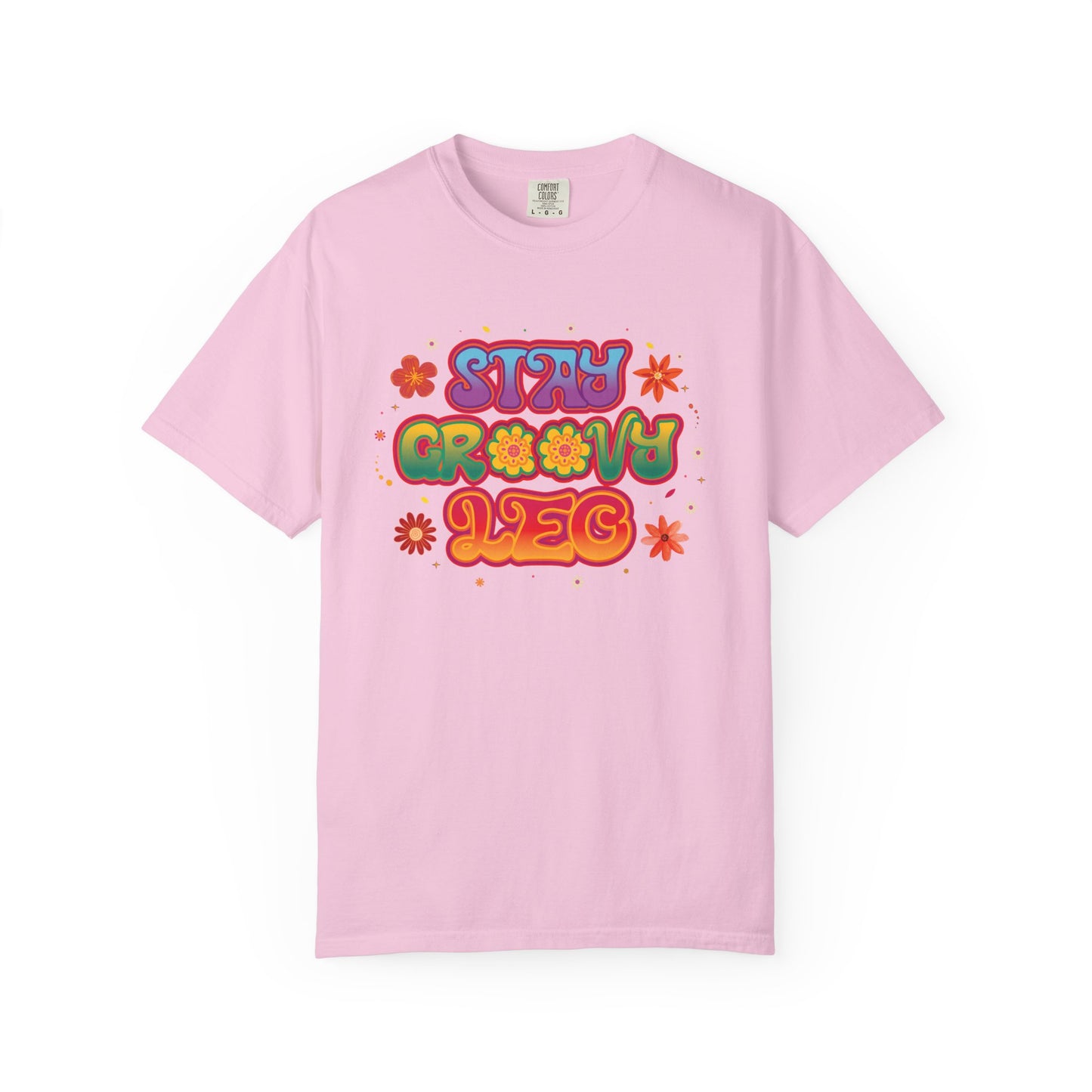 Stay Groovy Leo β Retro Zodiac Flower Power Tee