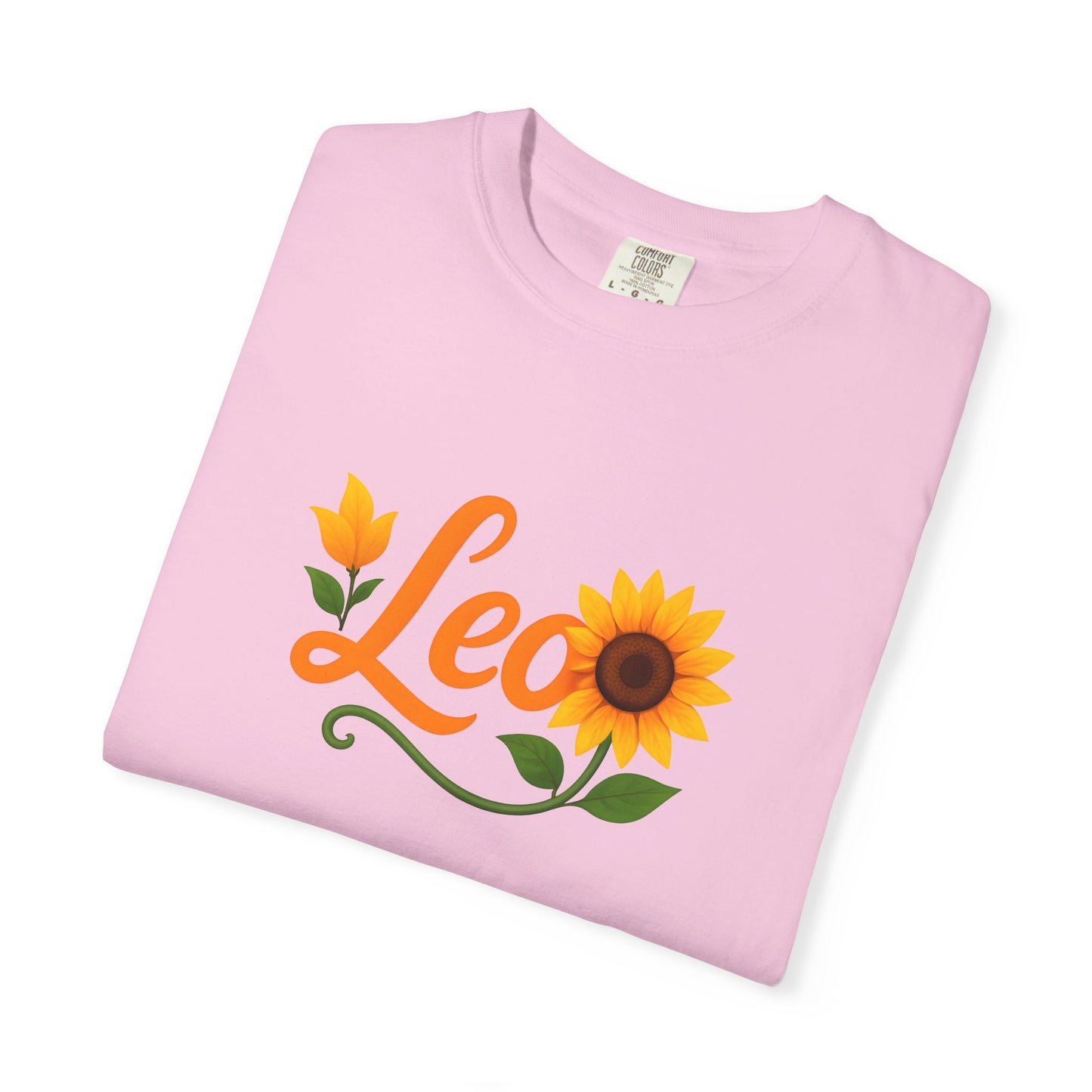 Leo Sunflower Tee β Retro Zodiac Shirt