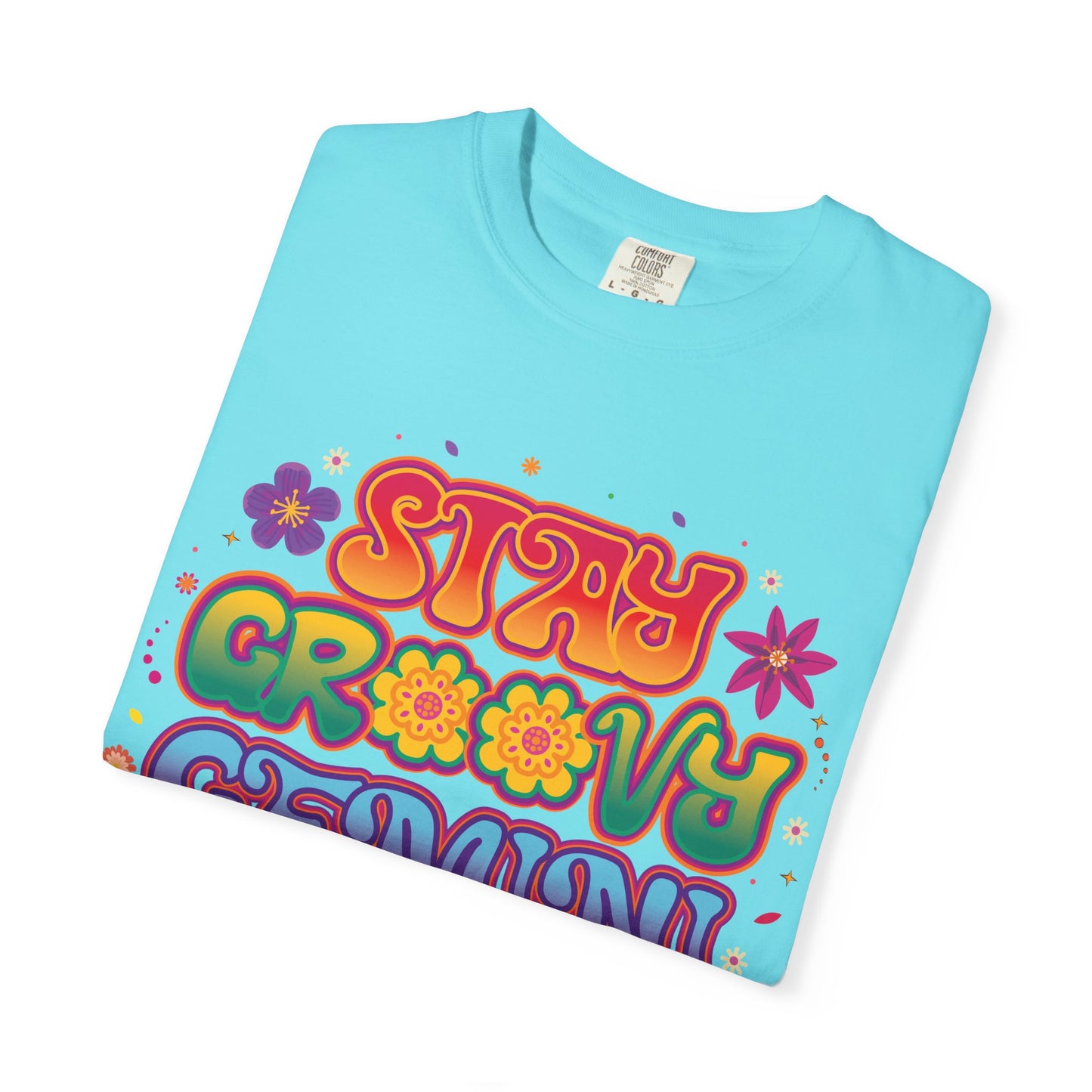 Stay Groovy Gemini – Flower Power Retro Zodiac Tee
