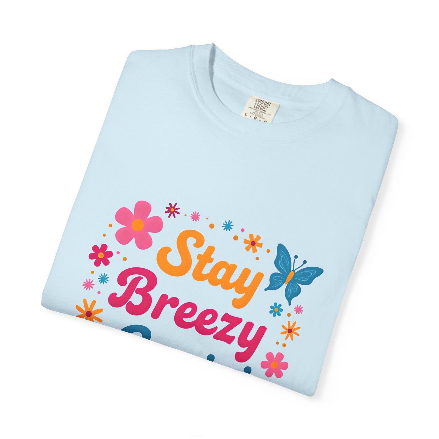 Stay Breezy Gemini Tee β Groovy Flower Power Zodiac Shirt