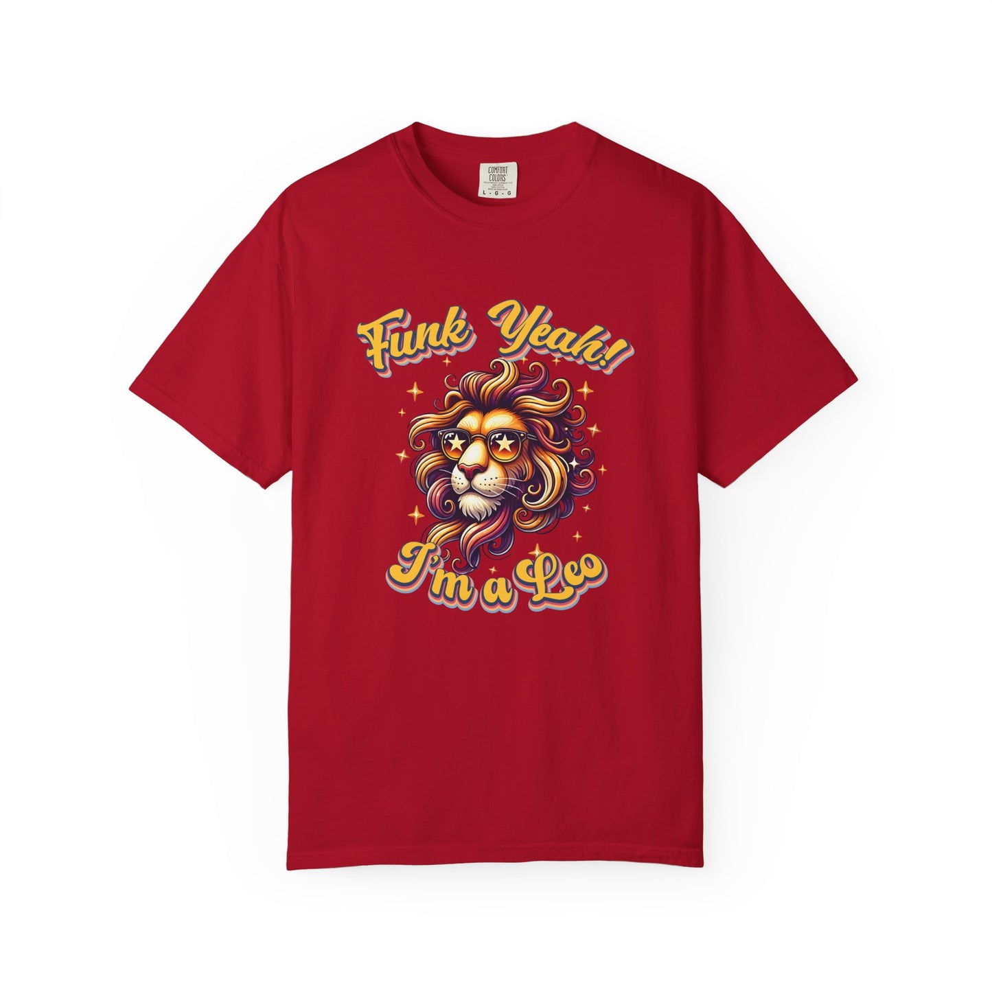 Funk Yeah I’m a Leo- Retro Groovy Lion T-Shirt