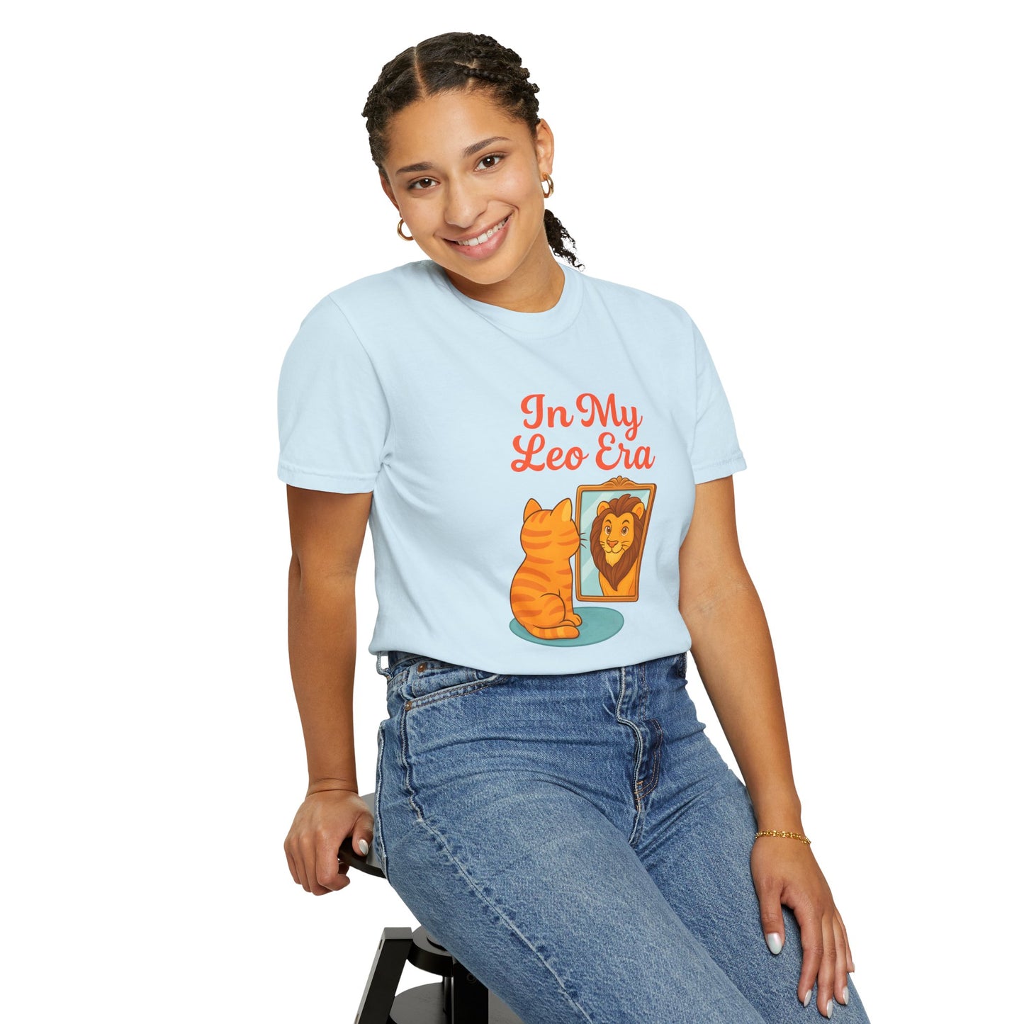 In My Leo Era - Funny Cat and Lion Mirror Tee