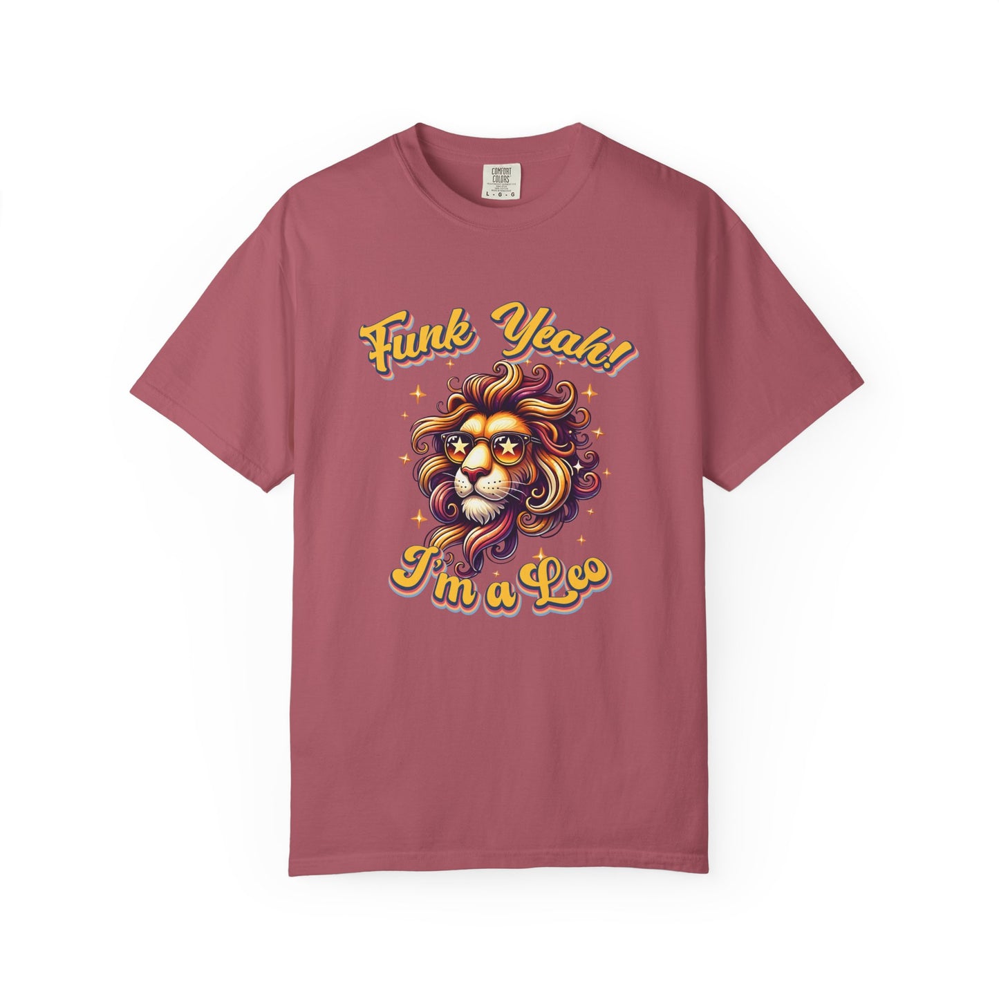 Funk Yeah I’m a Leo- Retro Groovy Lion T-Shirt