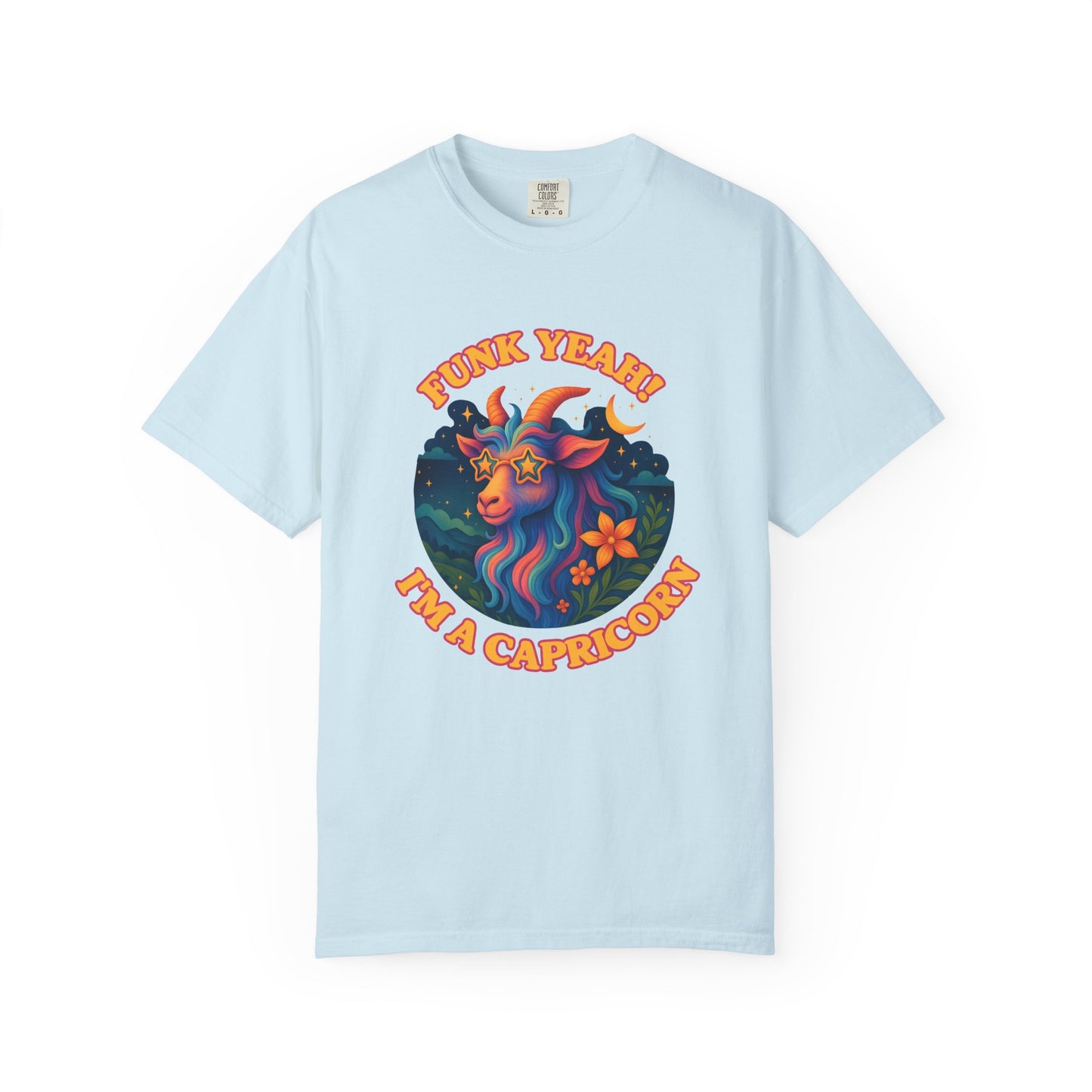 Funk Yeah! I’m a Capricorn – Retro Goat Groove Tee