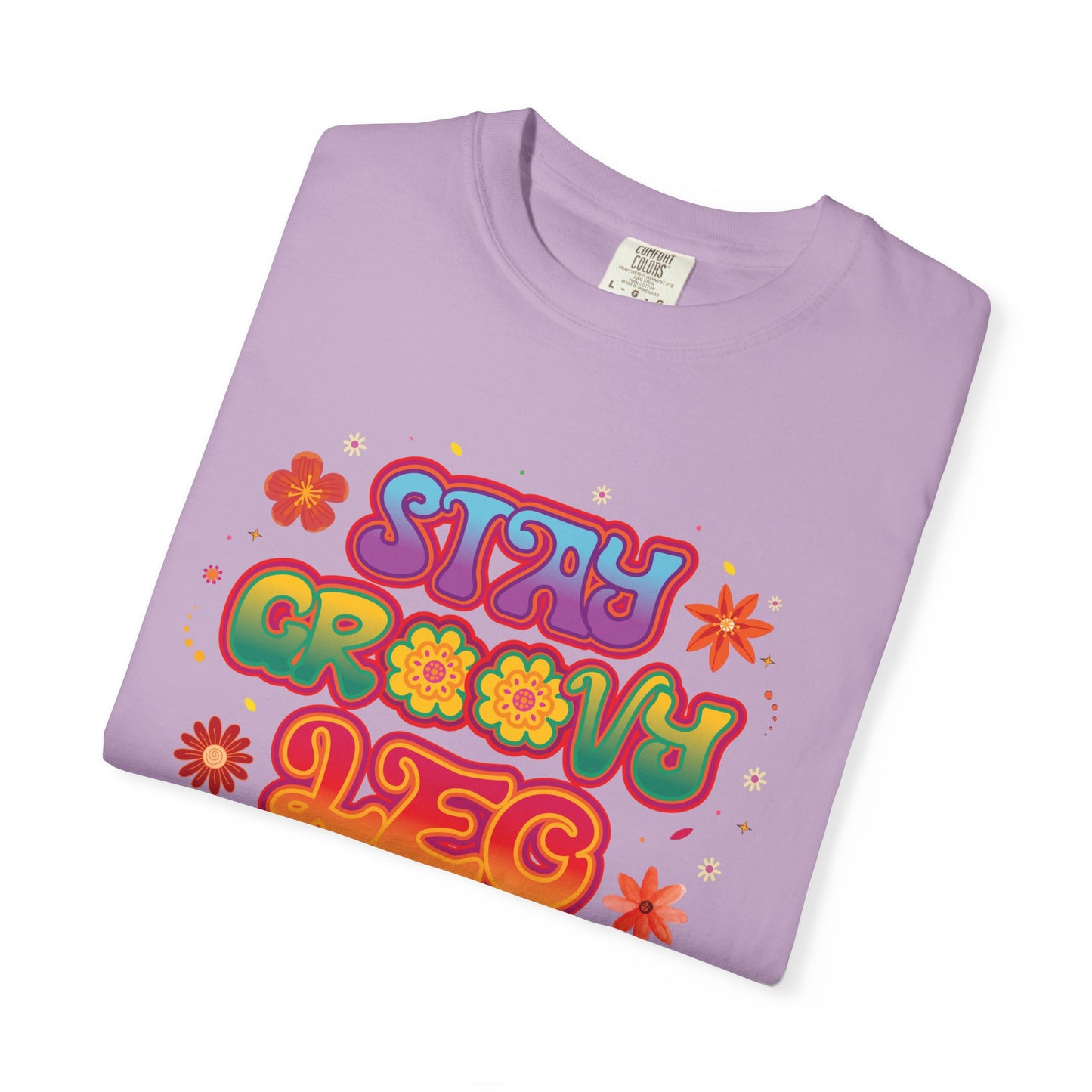 Stay Groovy Leo β Retro Zodiac Flower Power Tee