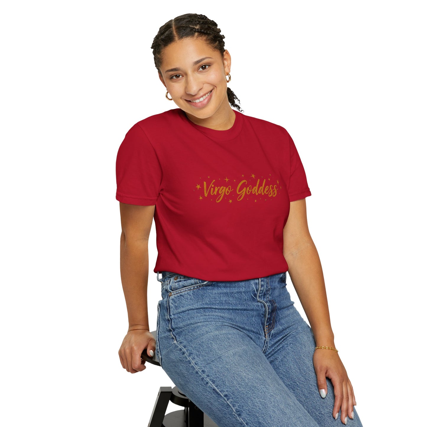 Virgo Goddess – Shimmery Witchy Zodiac Tee
