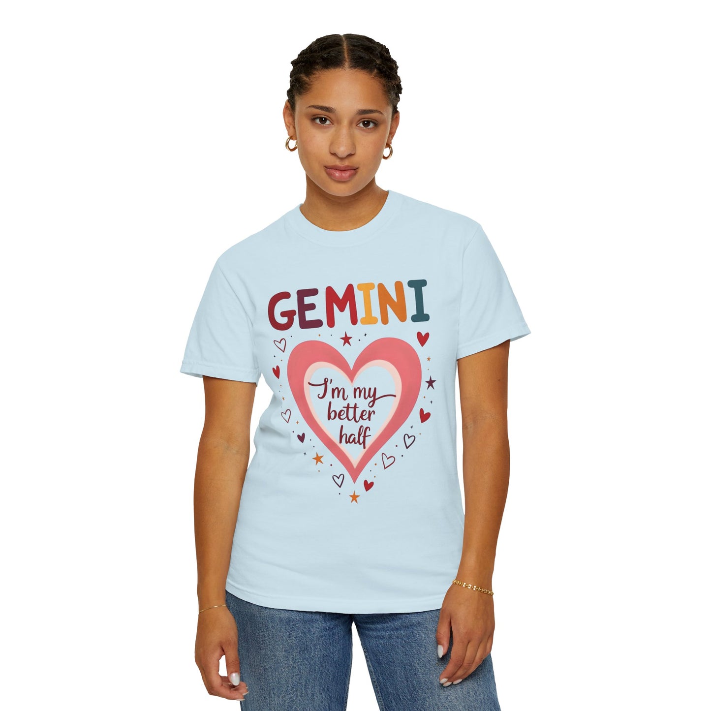 GEMINI Iām My Better Half Tee ā Colorful Retro Zodiac Shirt