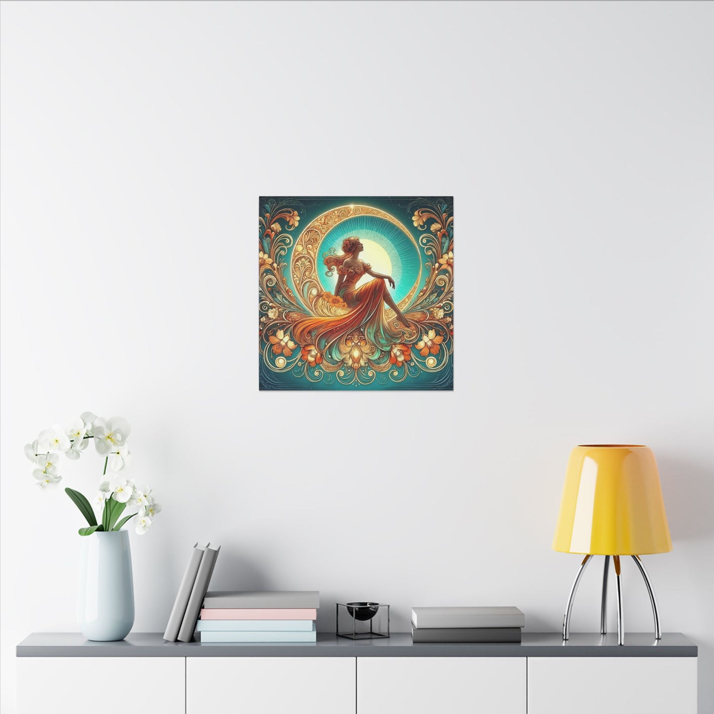 Rising Star - Glamorous Goddess Art Nouveau Wall Art