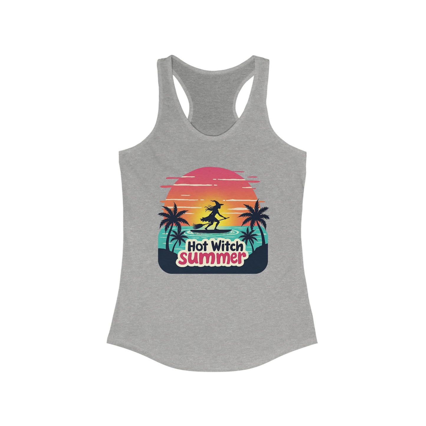 Hot Witch Summer Women's Racerback Tank - Witchy Beachwear