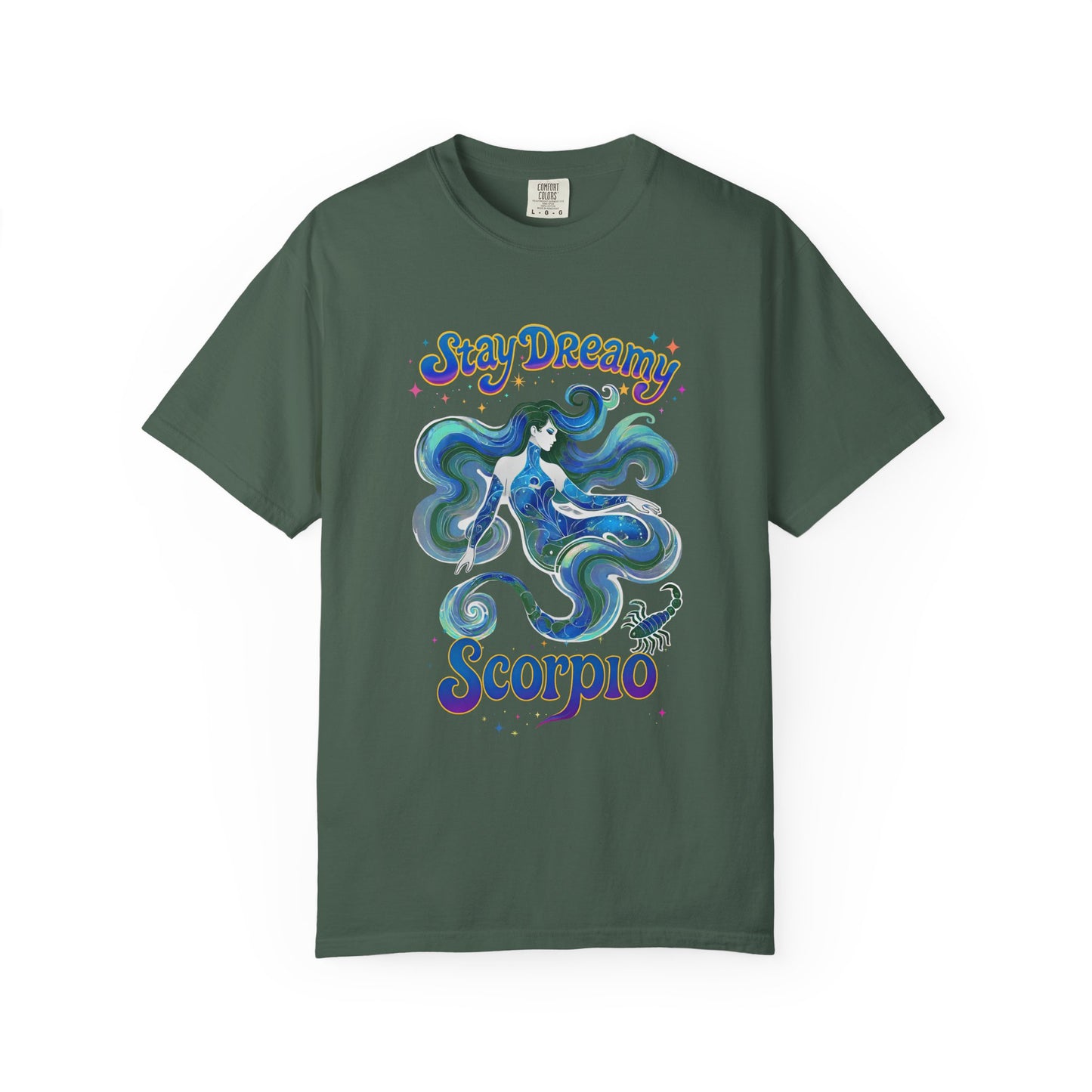 Stay Dreamy Scorpio – Mystical Mermaid Tee for the Celestial Siren
