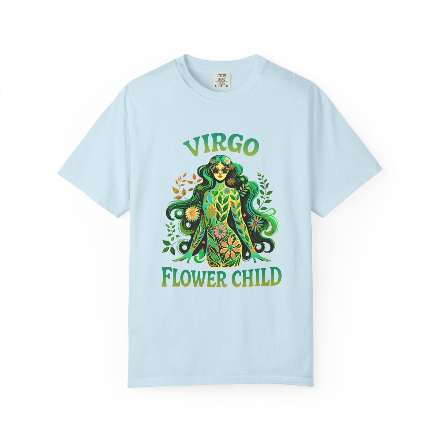 Virgo Flower Child – Vibrant Retro Zodiac Tee