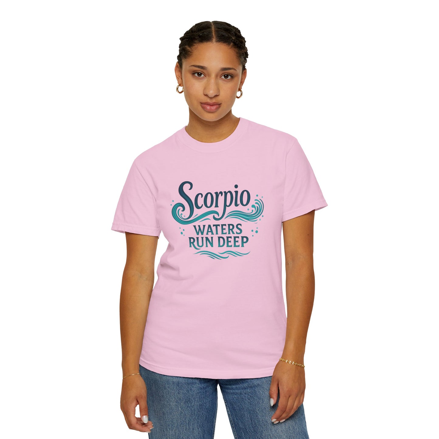 Scorpio Waters Run Deep – Colorful Tee Zodiac Shirt