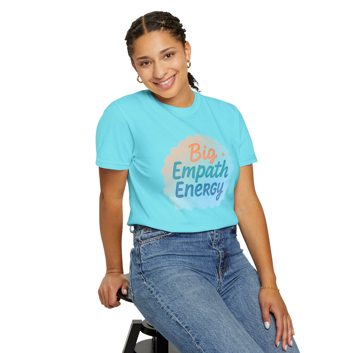 Big Empath Energy – Colorful Affirmation Tee