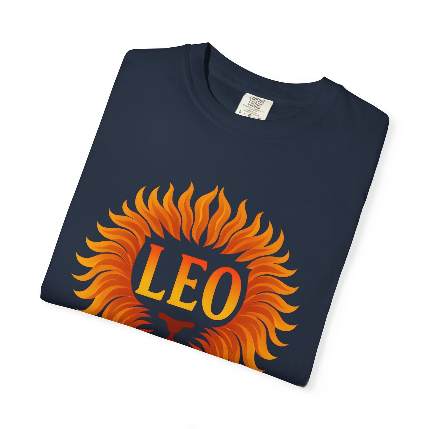 Leo Lion Flame Mane Tee - Vibrant Radiance