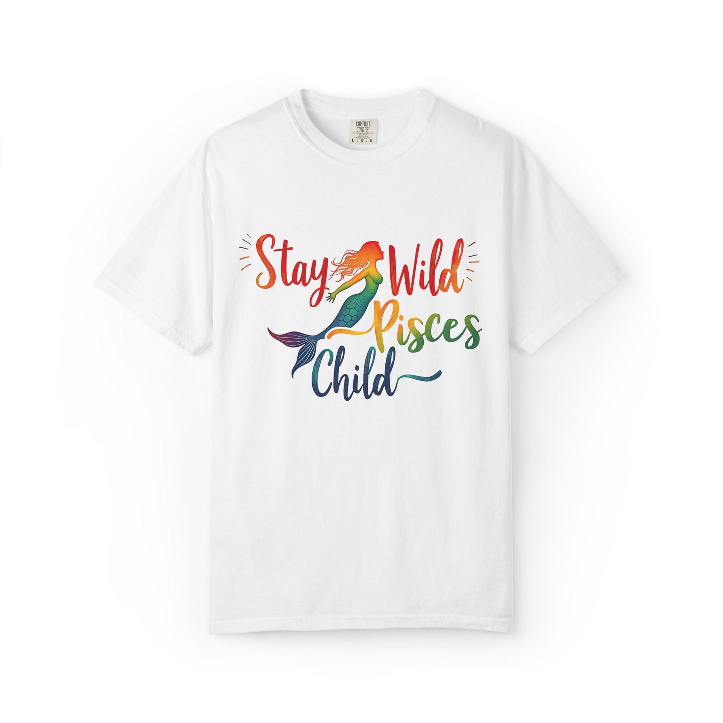 Stay Wild Pisces Child Tee β Colorful Mermaid Zodiac Shirt