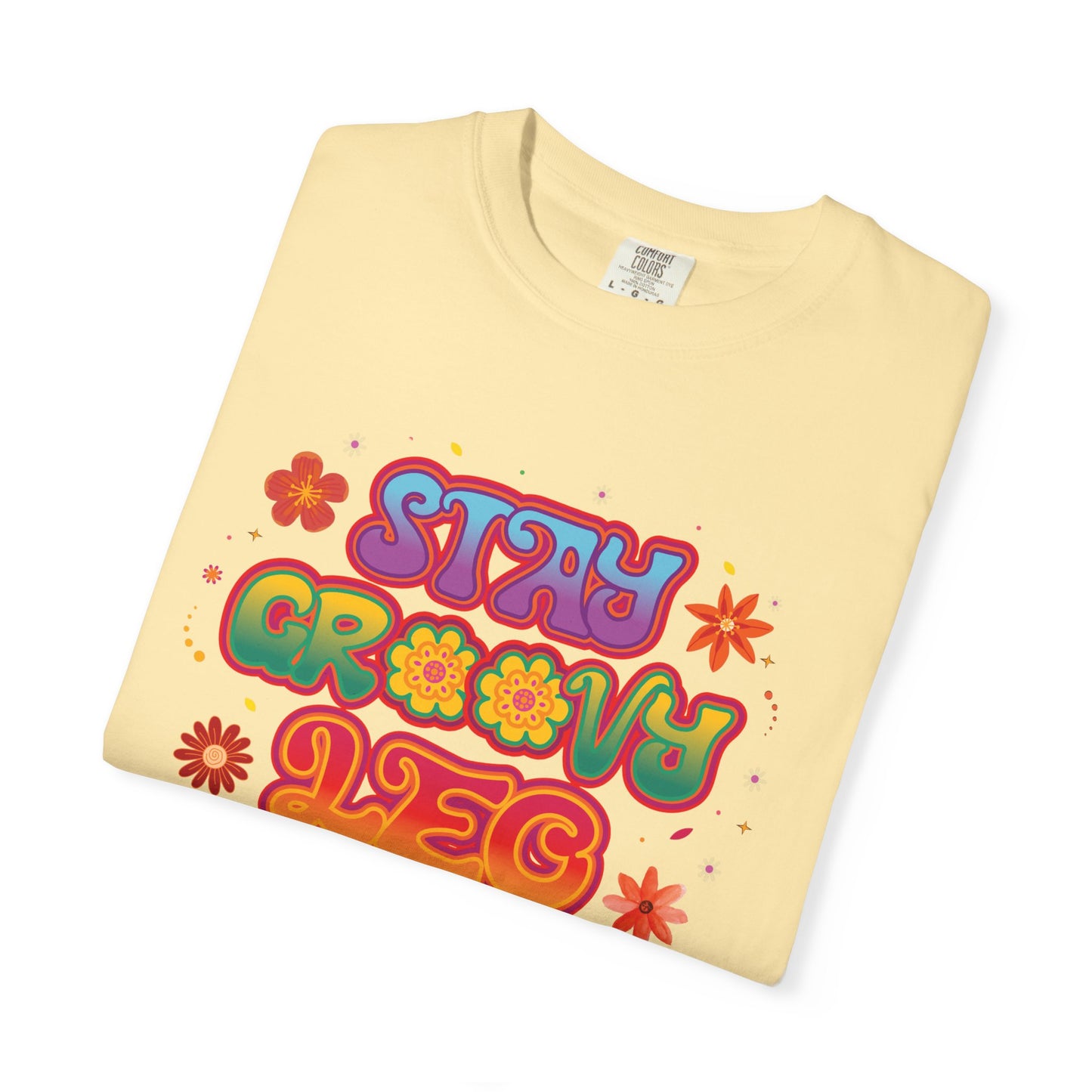 Stay Groovy Leo β Retro Zodiac Flower Power Tee