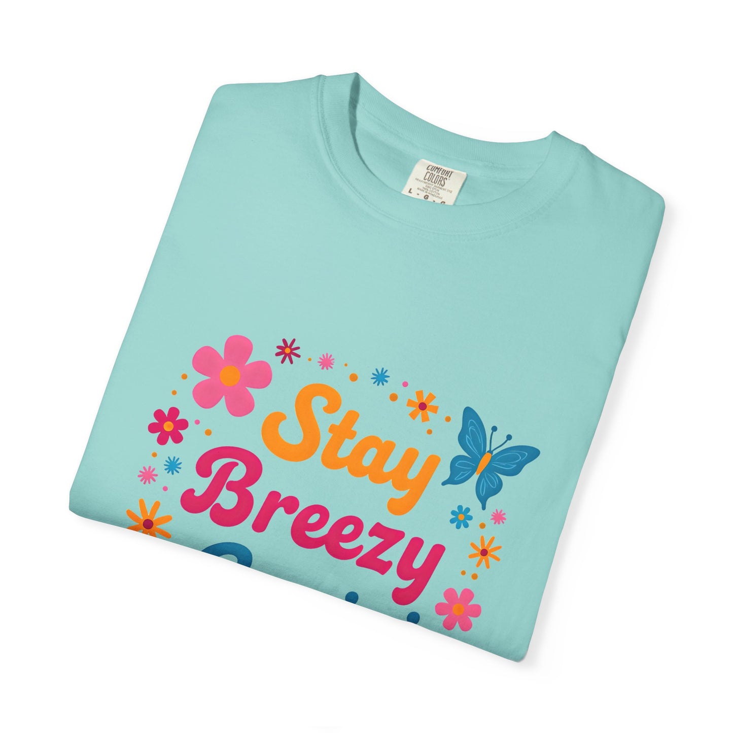 Stay Breezy Gemini Tee β Groovy Flower Power Zodiac Shirt