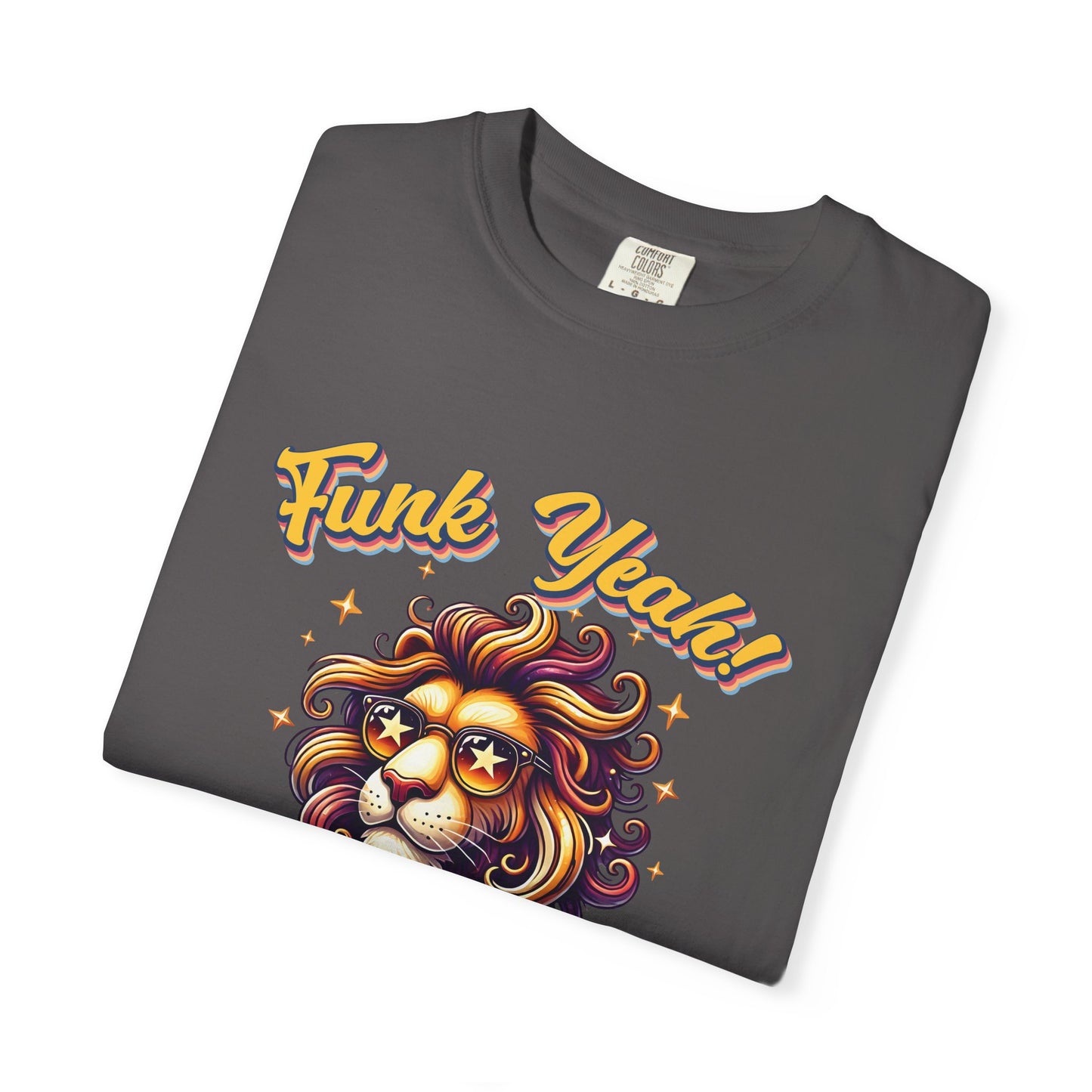 Funk Yeah I’m a Leo- Retro Groovy Lion T-Shirt