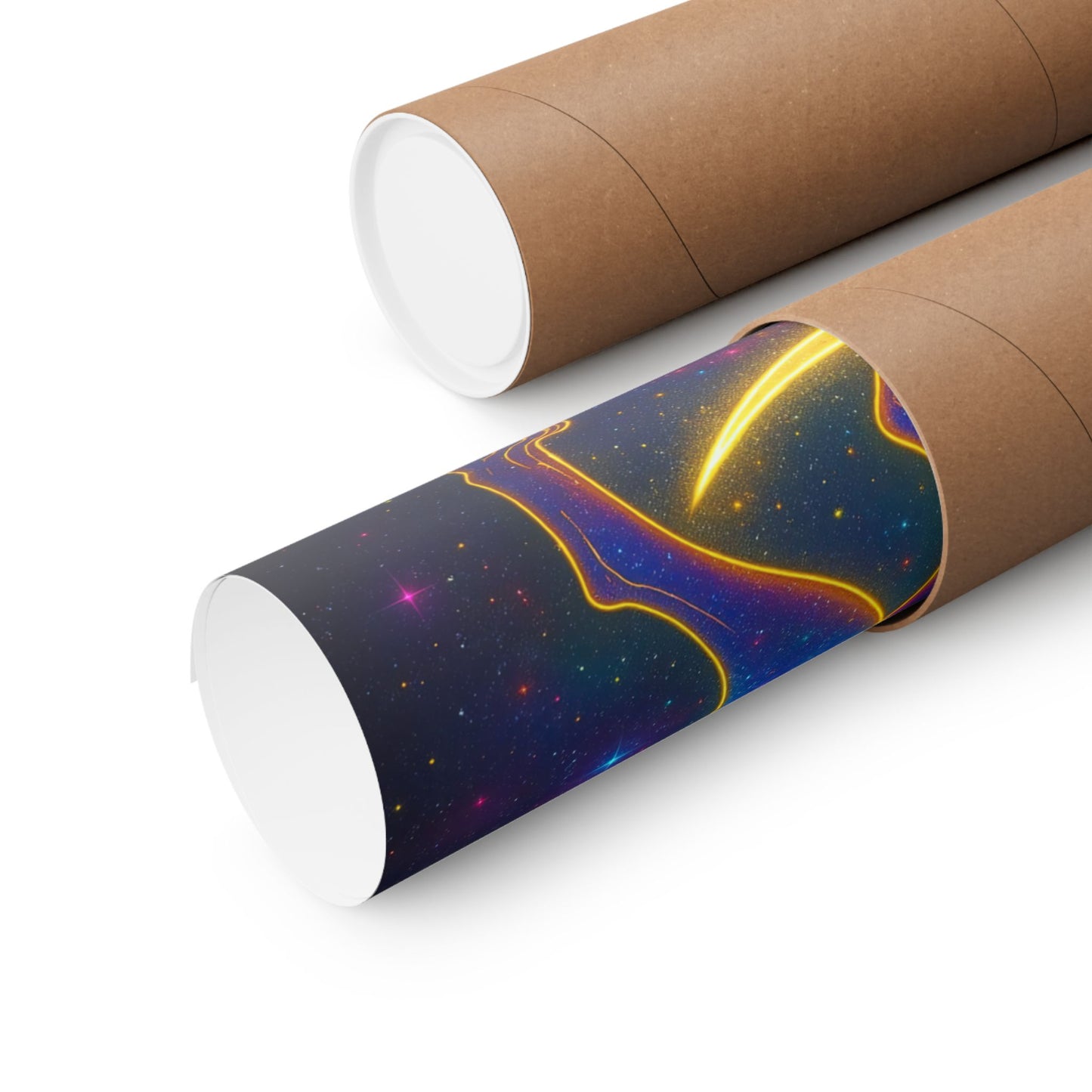 Luminous Lion – Crescent Moon Wall Art Print (Leo Zodiac Inspired)