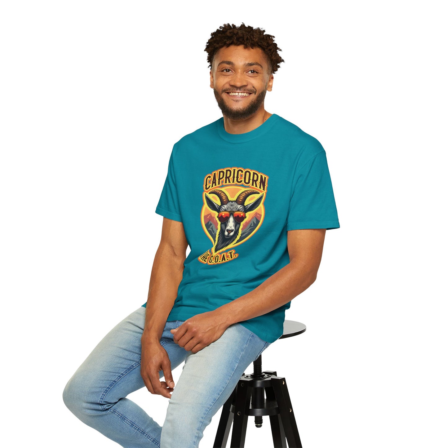 Capricorn The G.O.A.T – Mountain Majesty Zodiac Tee