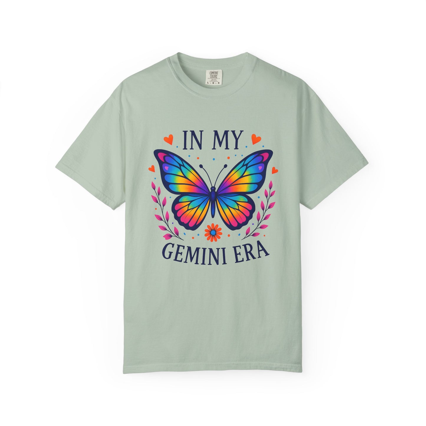 In My Gemini Era - Rainbow Butterfly Zodiac Tee