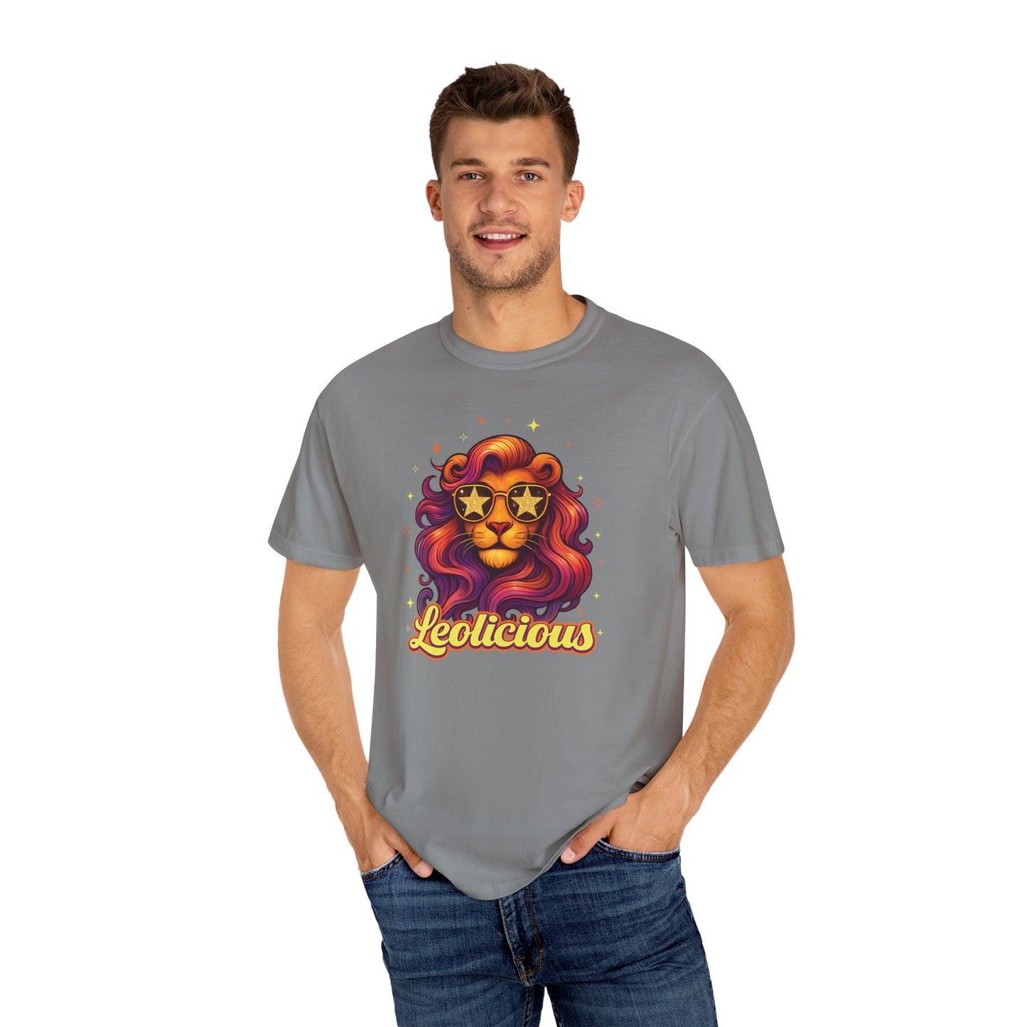 Leolicious Retro Lion Tee – Leo Zodiac Shirt