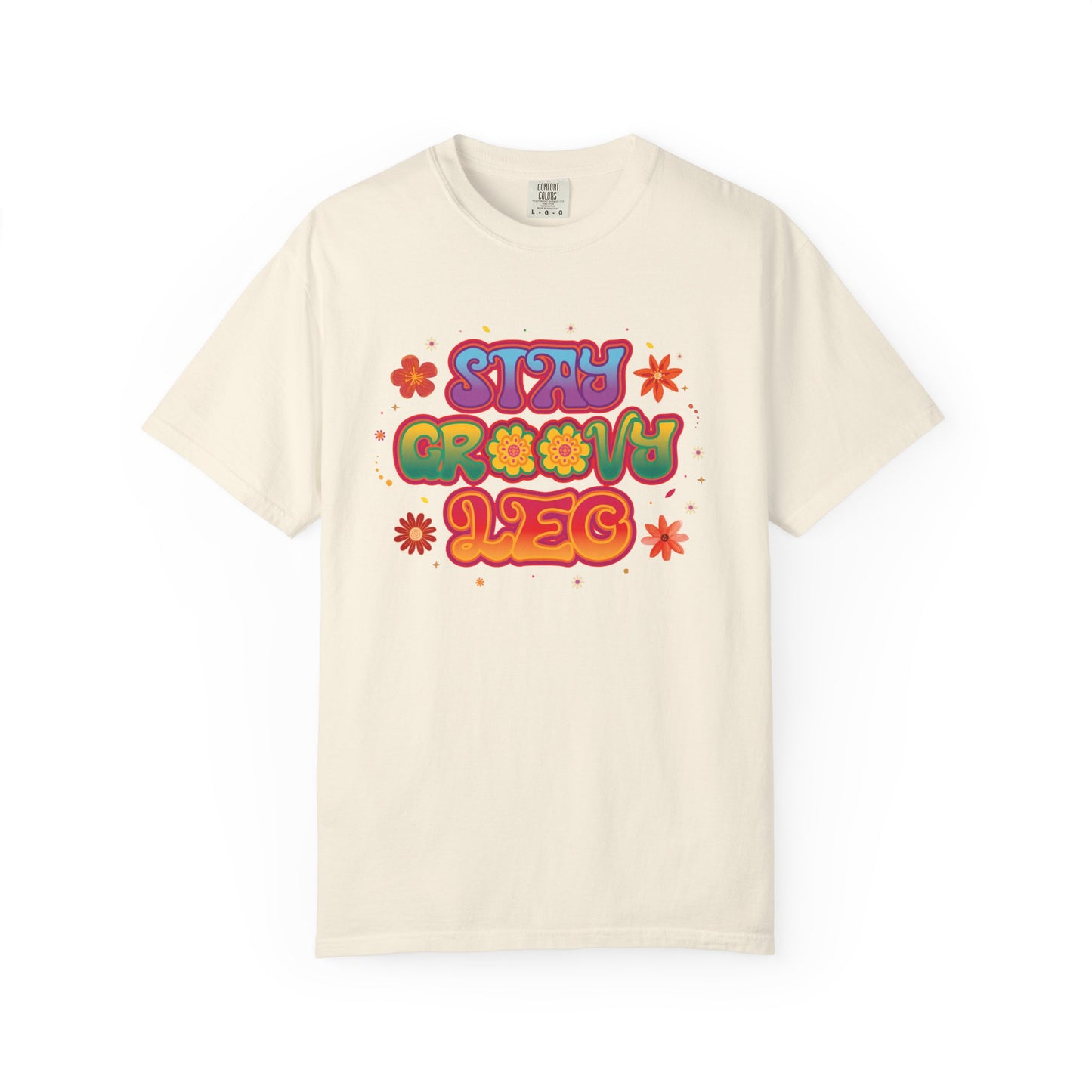 Stay Groovy Leo β Retro Zodiac Flower Power Tee