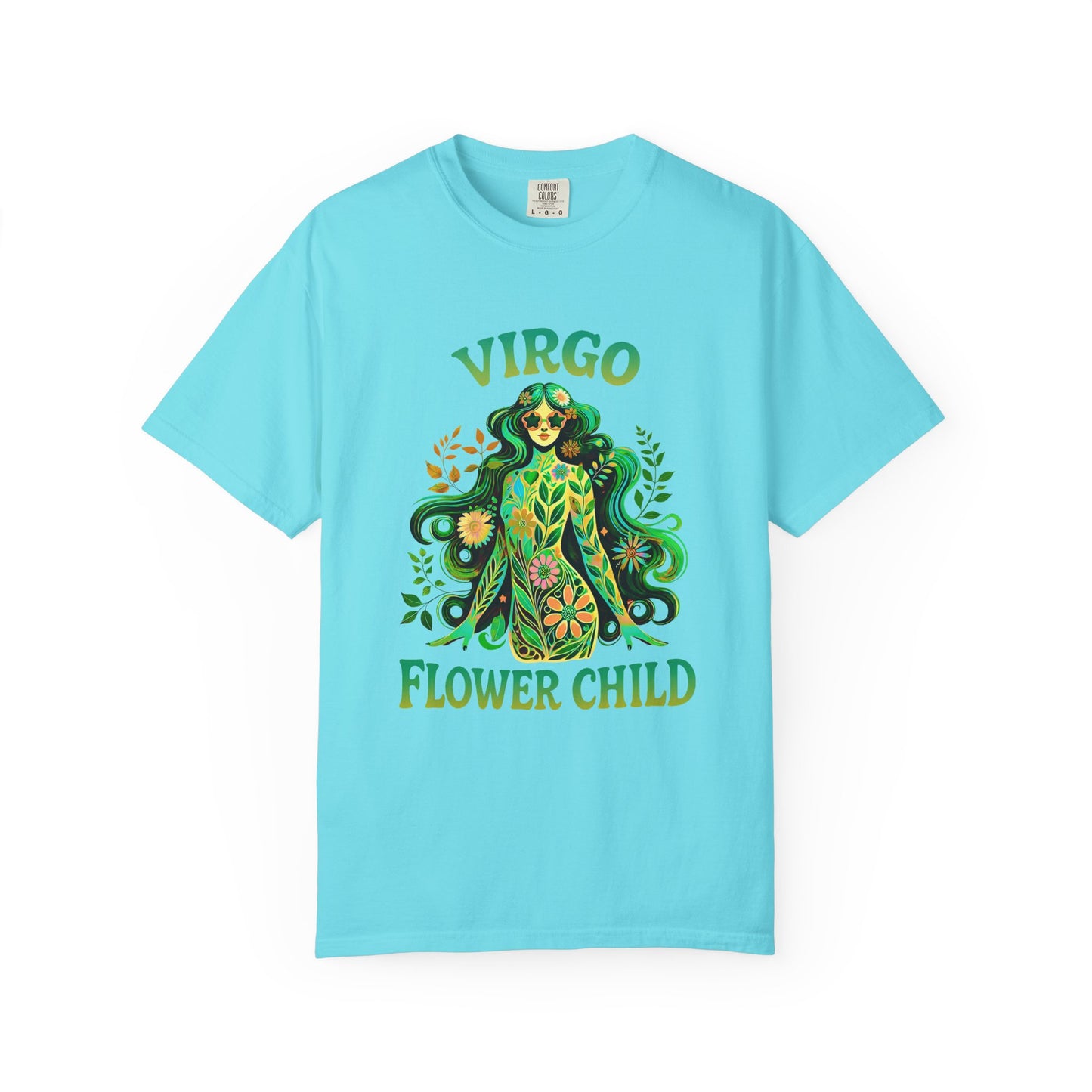 Virgo Flower Child – Vibrant Retro Zodiac Tee