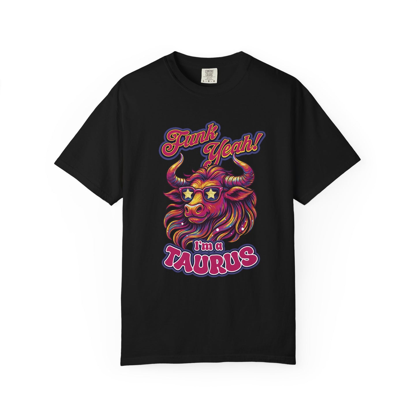 Funk Yeah I’m a Taurus Retro Tee – Multicolor Zodiac Shirt