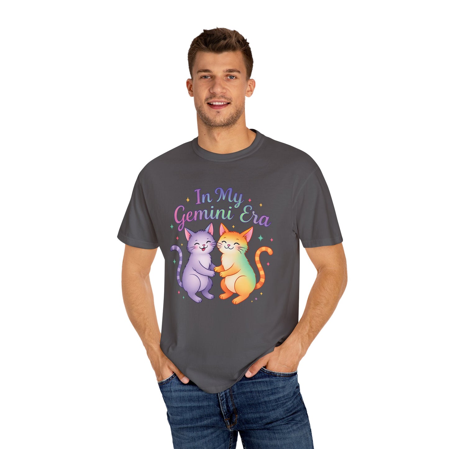 In My Gemini Era Tee – Colorful Cute Zodiac Shirt