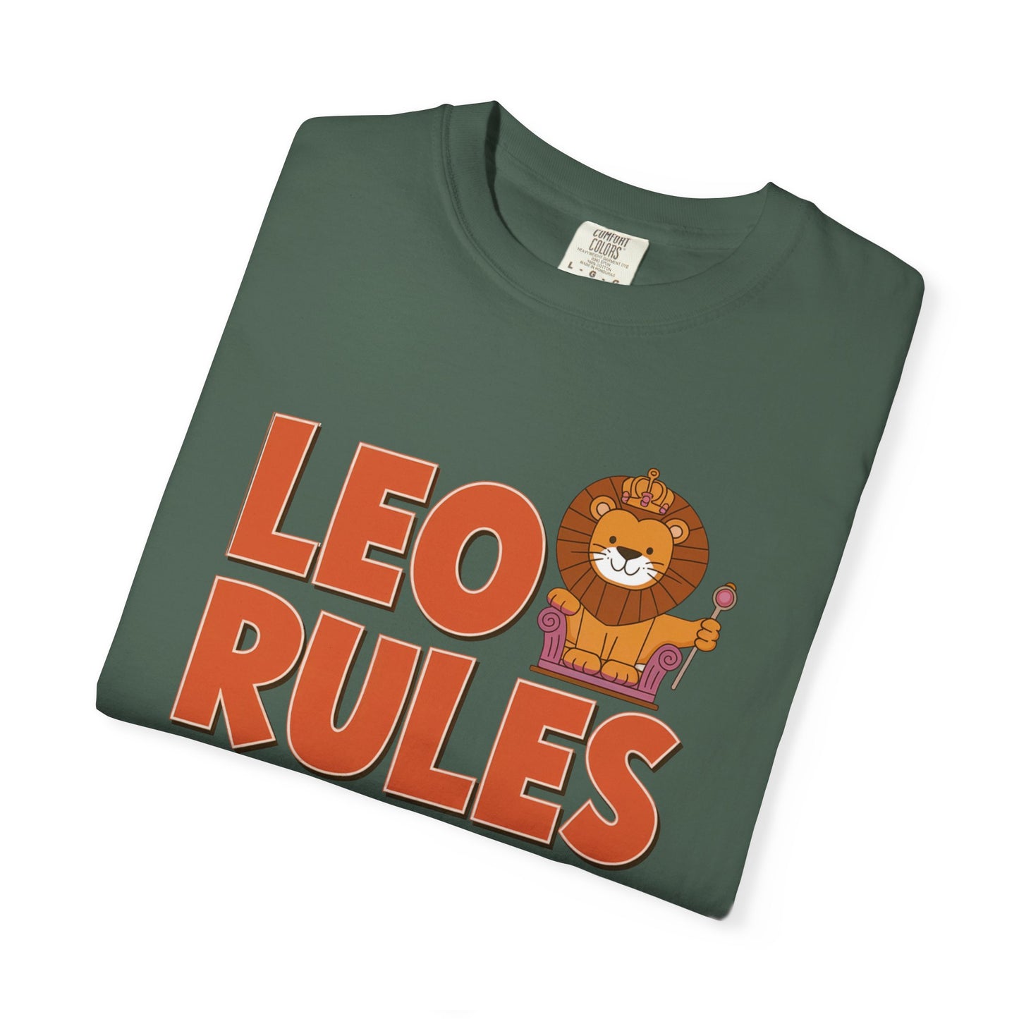 Leo Rules Tee – Funny Zodiac Shirt
