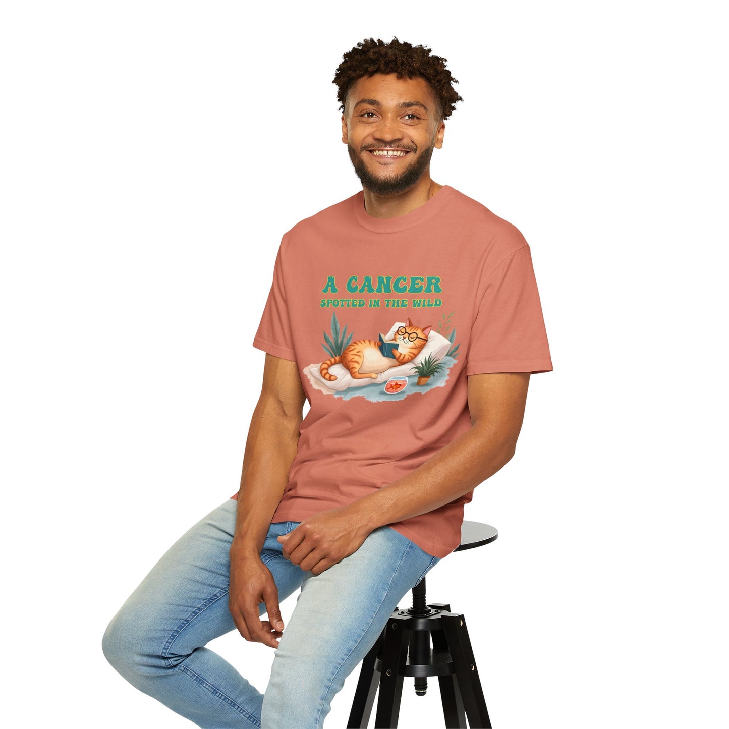 A Cancer Spotted in the Wild – Funny Zodiac Cat Tee