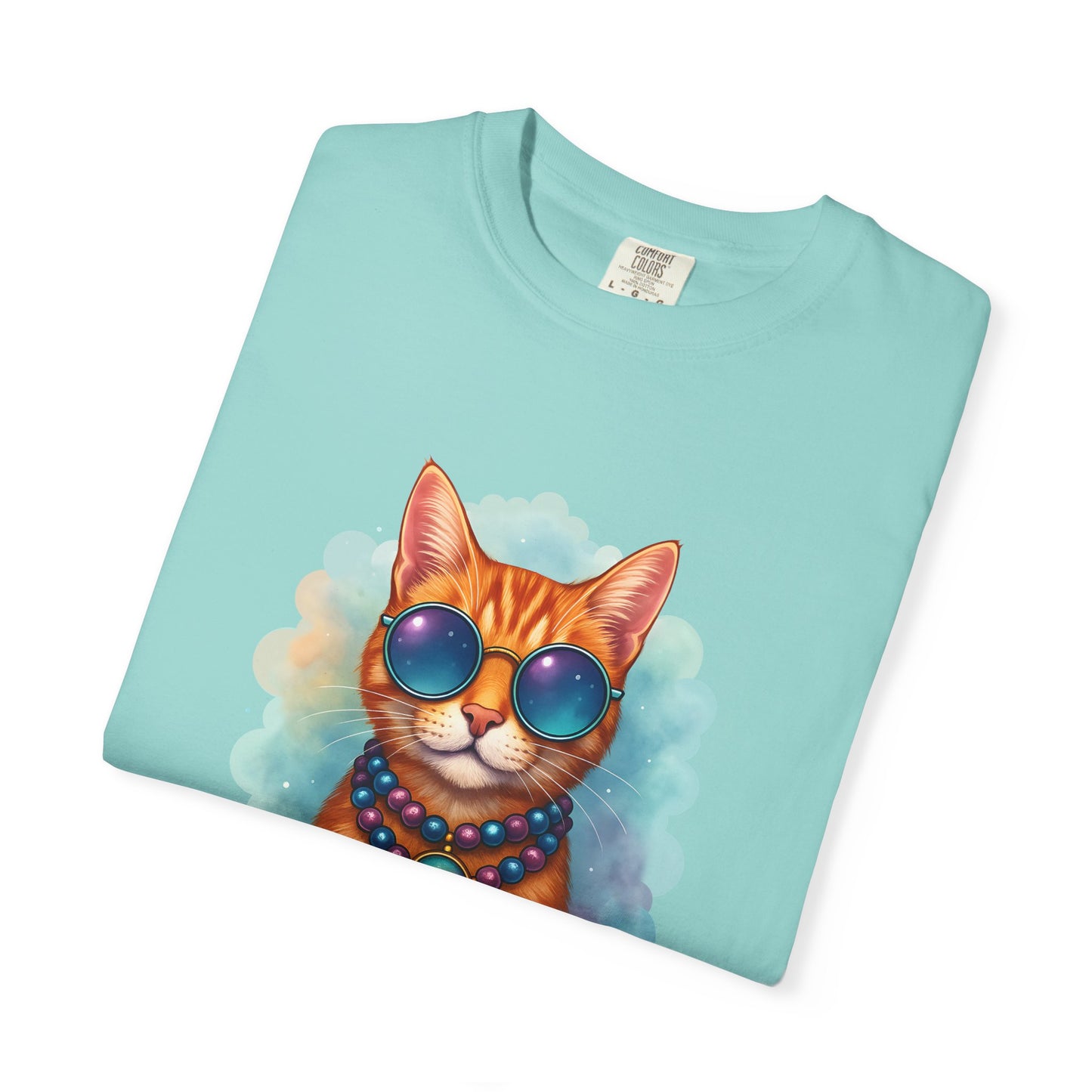 Aquarius One Cool Cat – Groovy Cosmic Kitty T-shirt