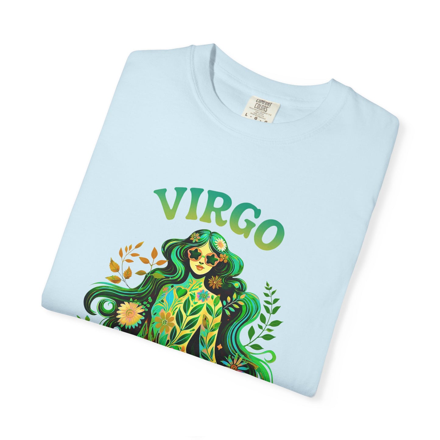Virgo Flower Child – Vibrant Retro Zodiac Tee