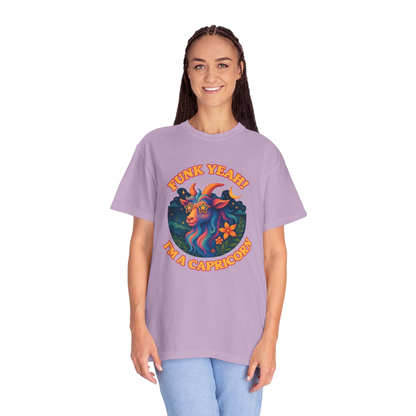 Funk Yeah! I’m a Capricorn – Retro Goat Groove Tee