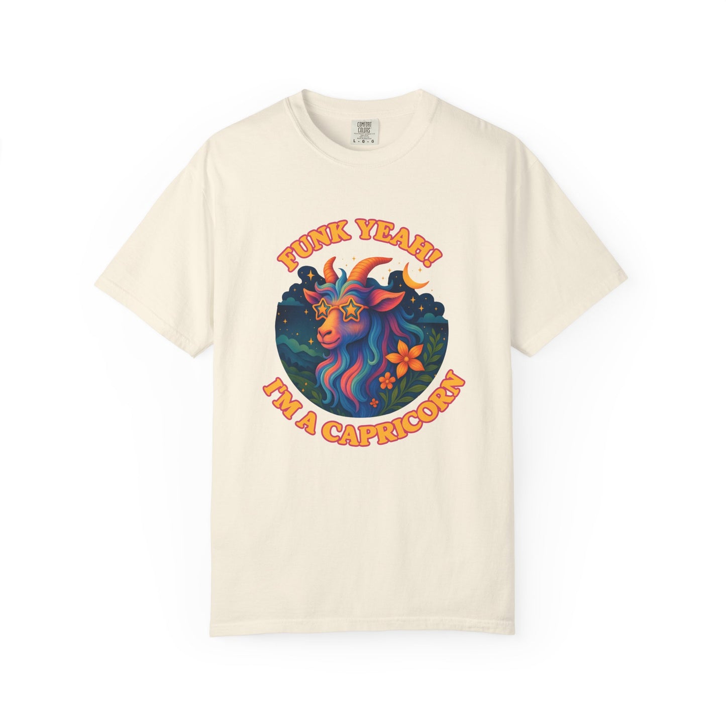 Funk Yeah! I’m a Capricorn – Retro Goat Groove Tee