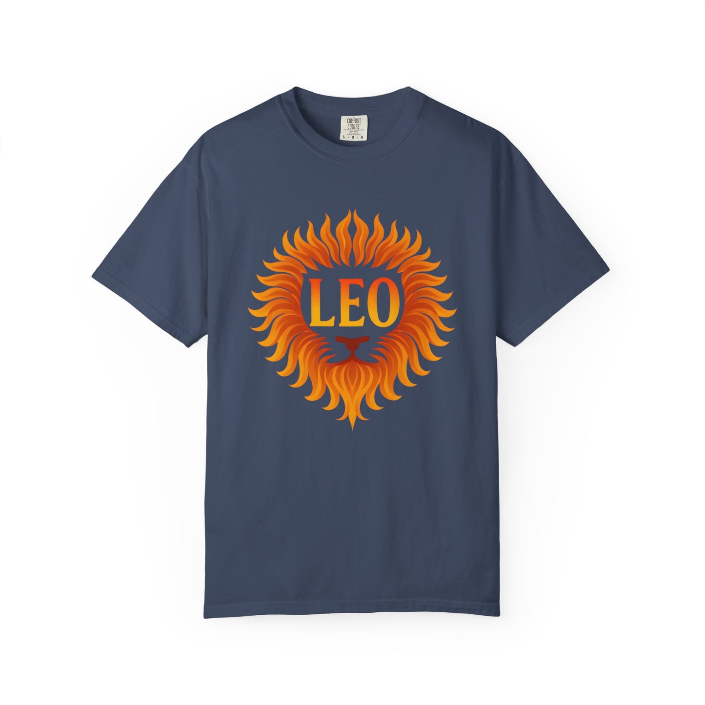 Leo Lion Flame Mane Tee - Vibrant Radiance