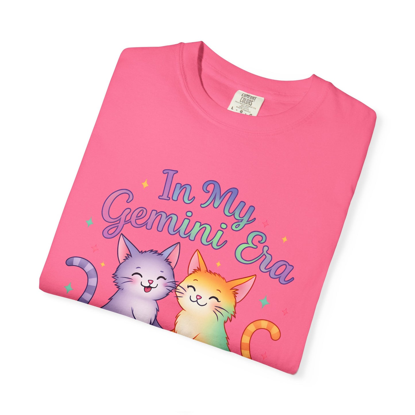 In My Gemini Era Tee – Colorful Cute Zodiac Shirt