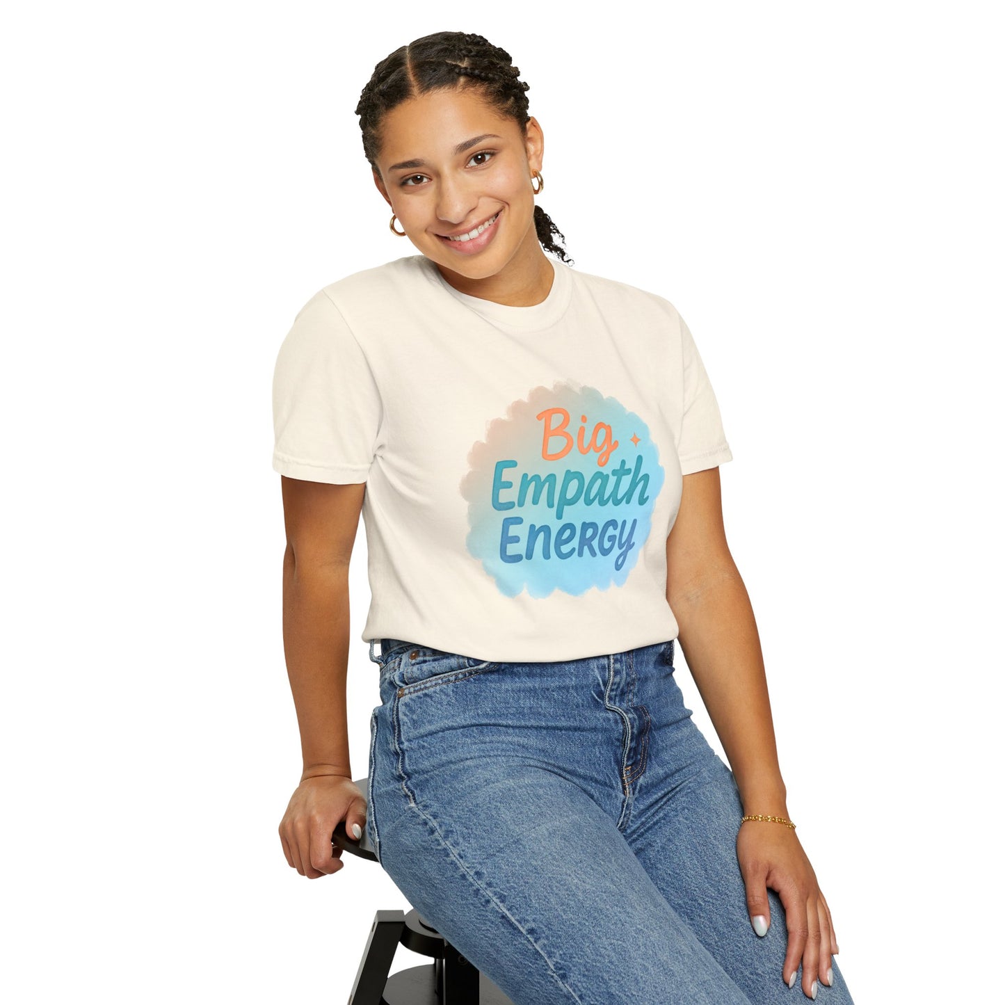 Big Empath Energy – Colorful Affirmation Tee