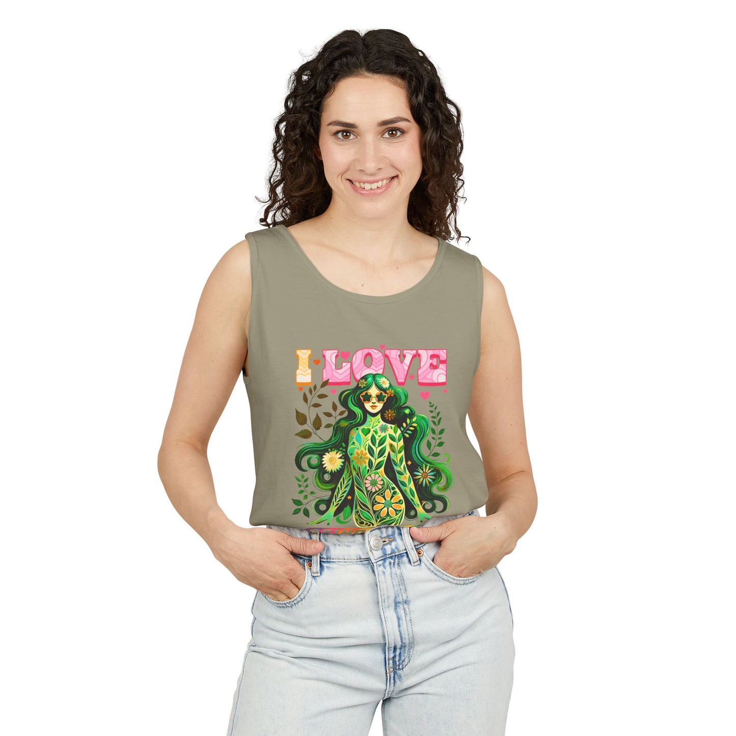 I Love Being Me - Colorful Retro Affirmation Tank (Unisex)