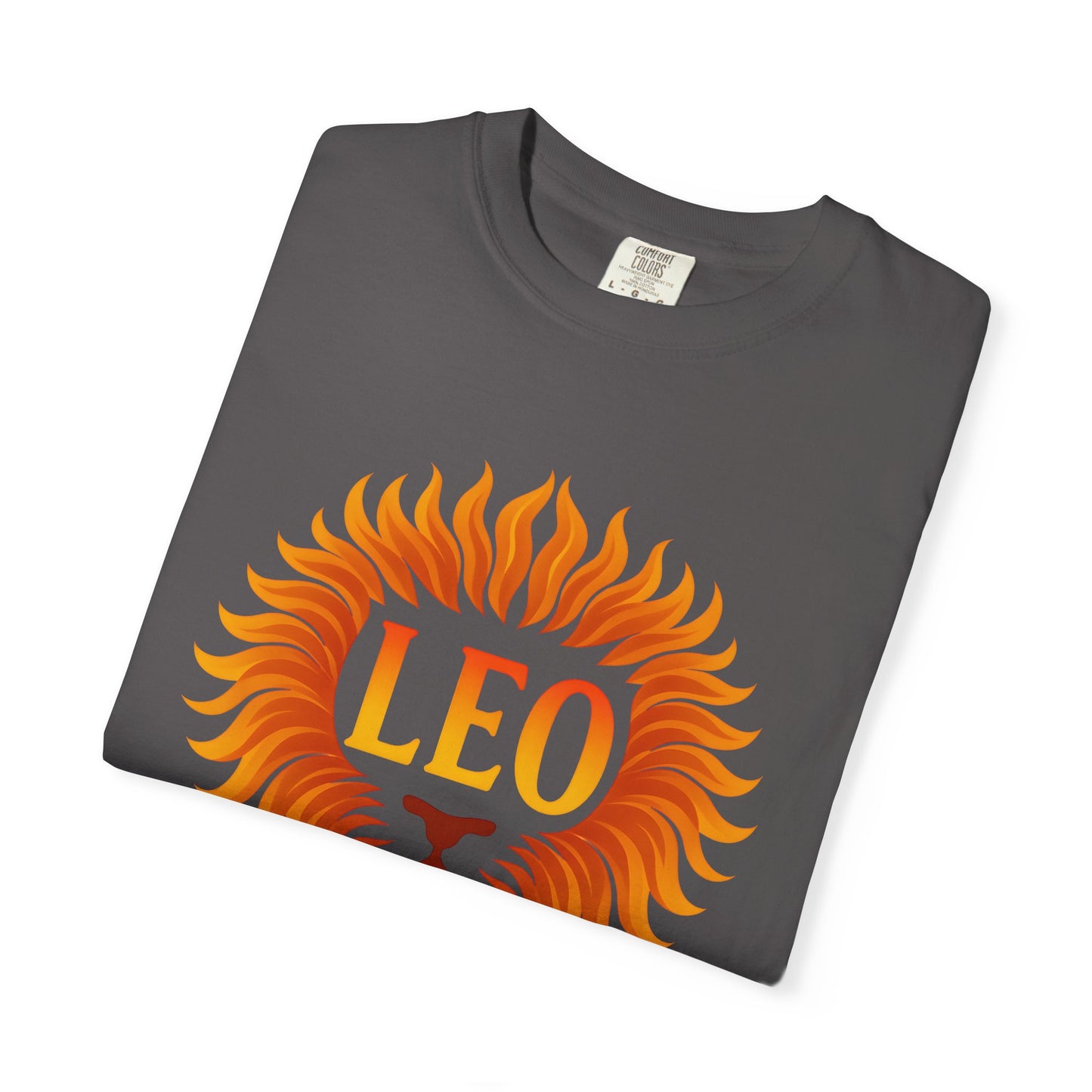 Leo Lion Flame Mane Tee - Vibrant Radiance