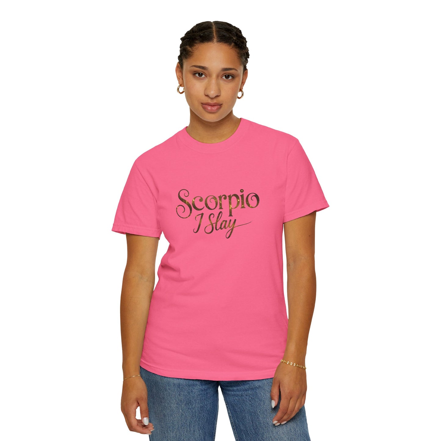 Scorpio I Slay Witchy Tee – Wicked Zodiac Shirt