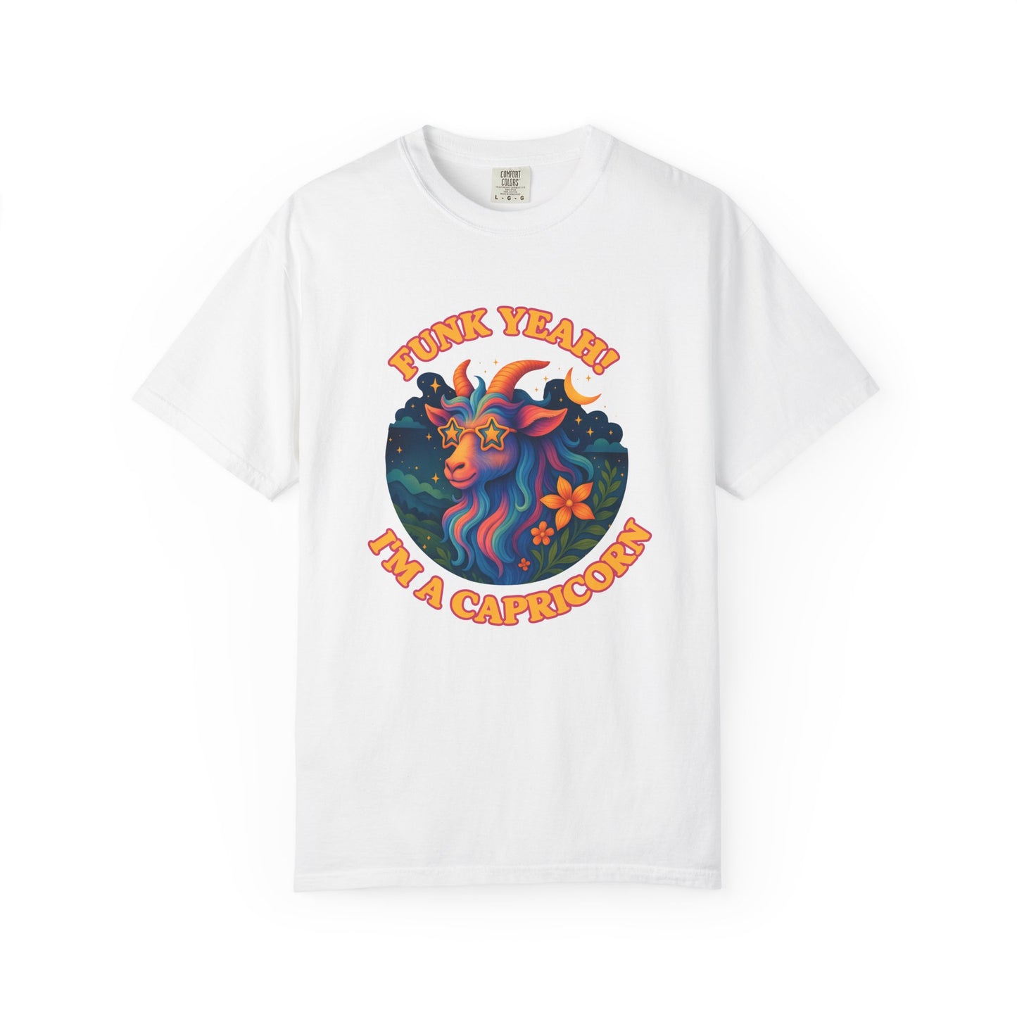 Funk Yeah! I’m a Capricorn – Retro Goat Groove Tee