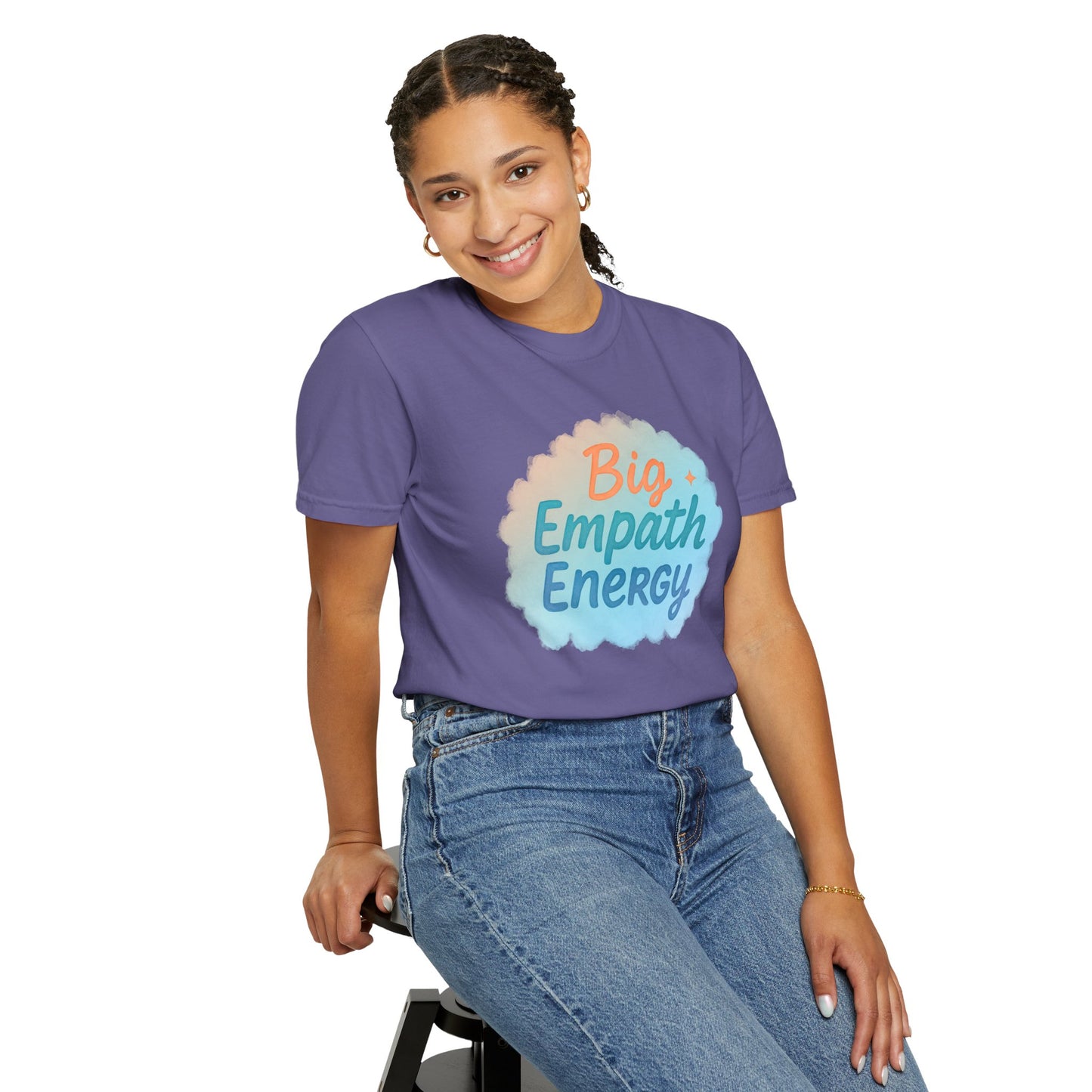 Big Empath Energy – Colorful Affirmation Tee