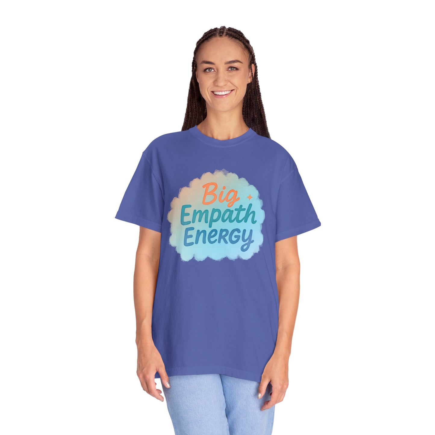 Big Empath Energy – Colorful Affirmation Tee