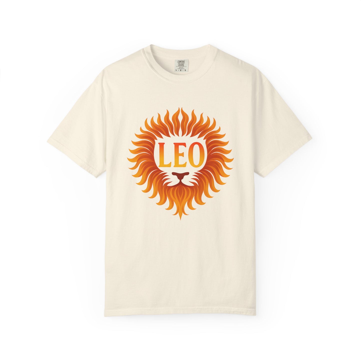 Leo Lion Flame Mane Tee - Vibrant Radiance