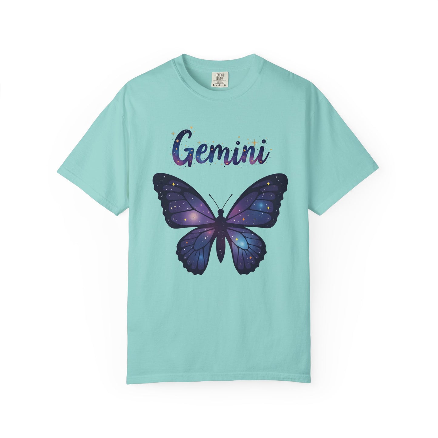 Gemini Butterfly Tee – Colorful Zodiac Shirt